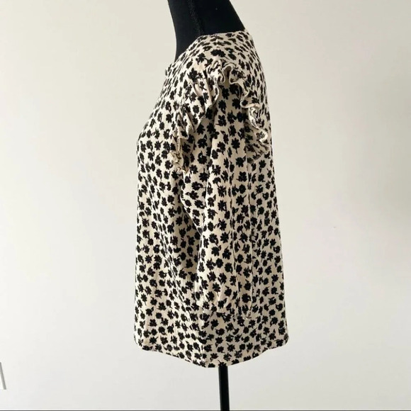 GB Fashion London Ruffle Sleeves Babydoll Top - Picture 2 of 15